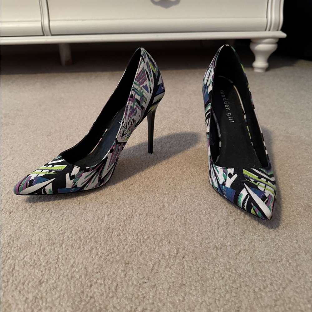 Madden Girl Multi Color Stiletto Heels